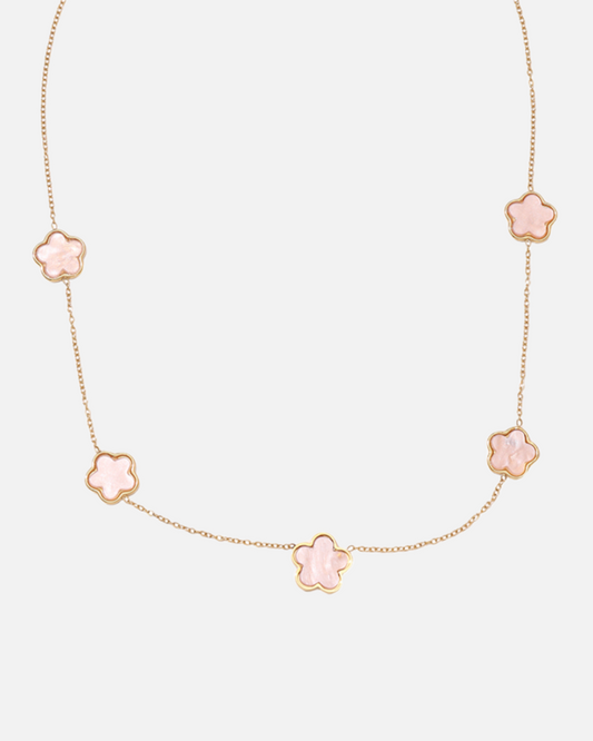 Rosalie Clover Halskette Gold
