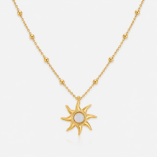 Sun Glow Halskette Gold