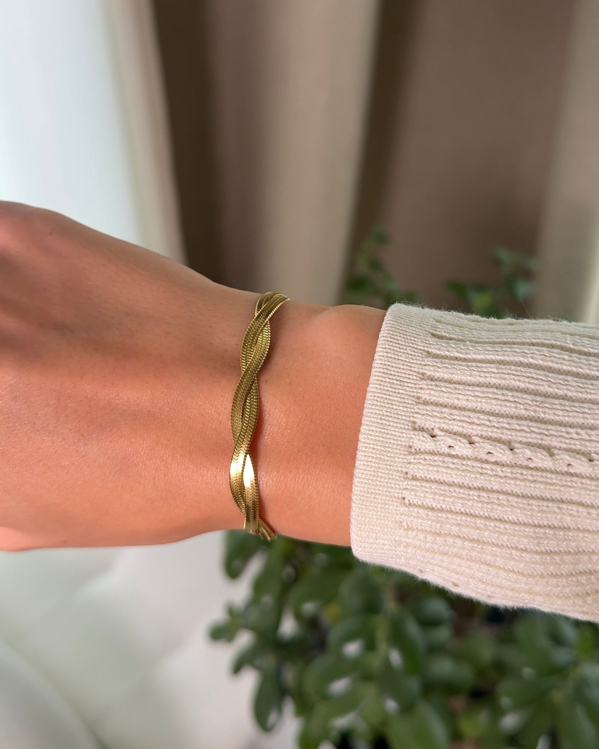 Schlangen Armband - Gold