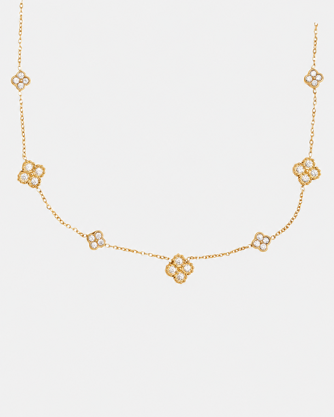 Klee mini Kette Gold