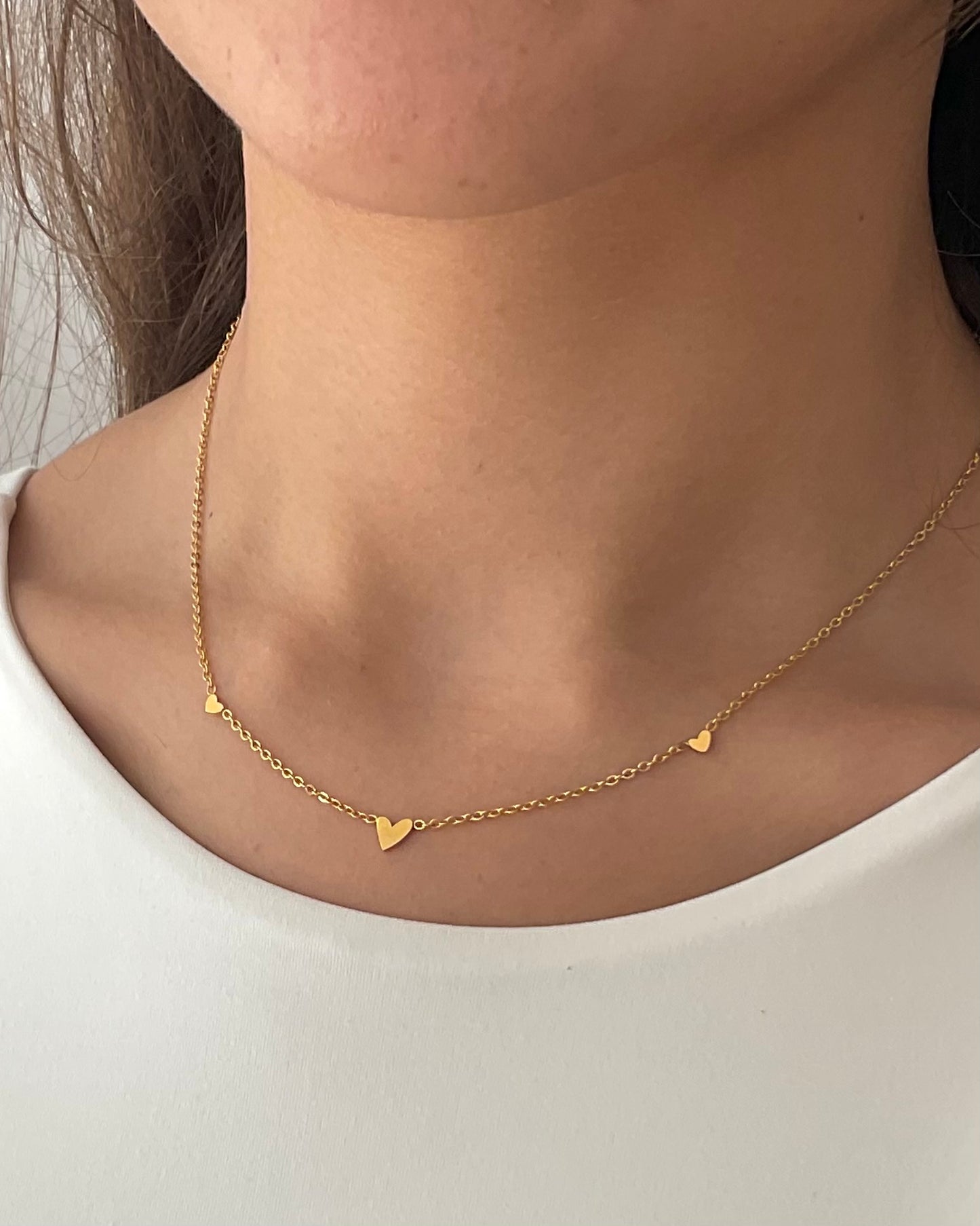 Sweet Heart Halskette Gold