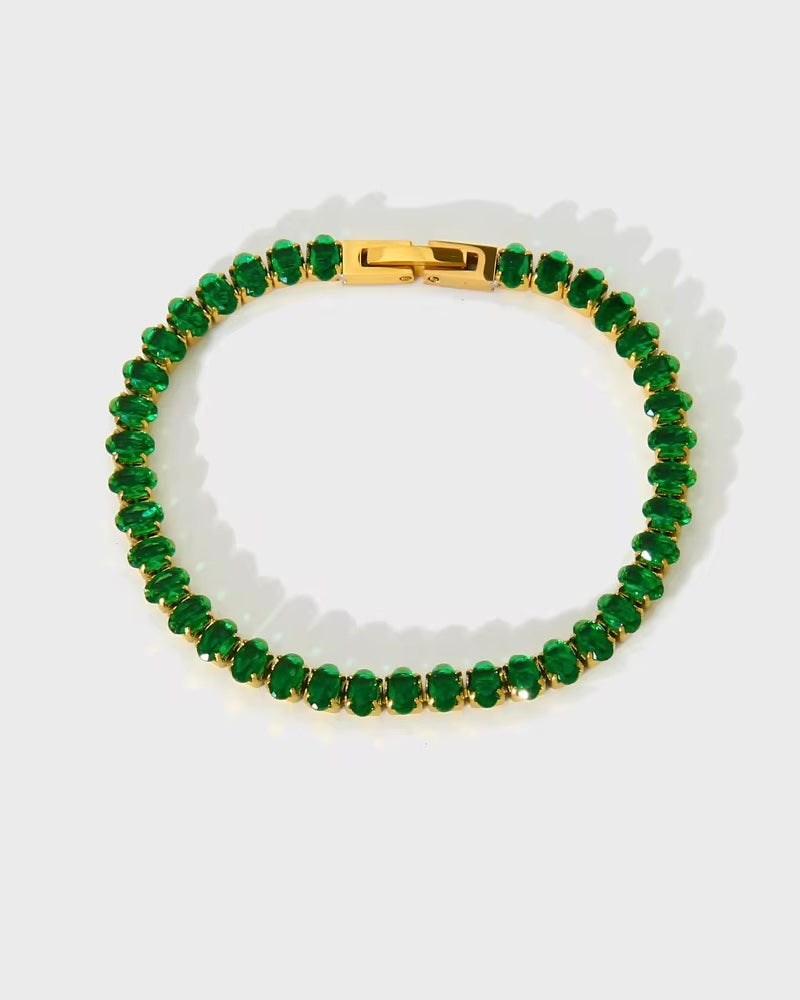 Armband dunkel grün