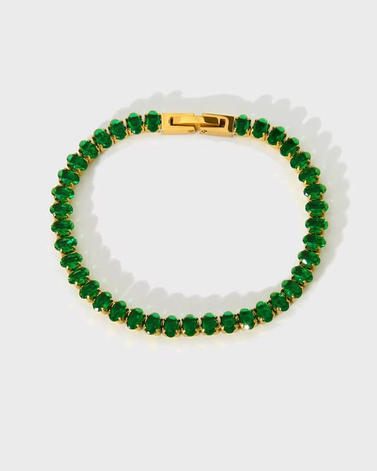 Armband dunkel grün