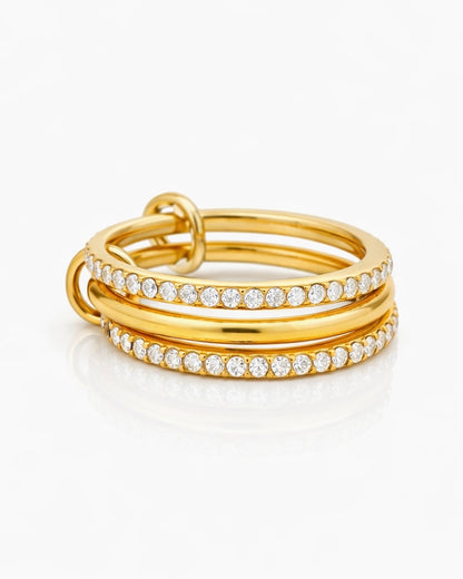 Luna Layer Ring - Gold