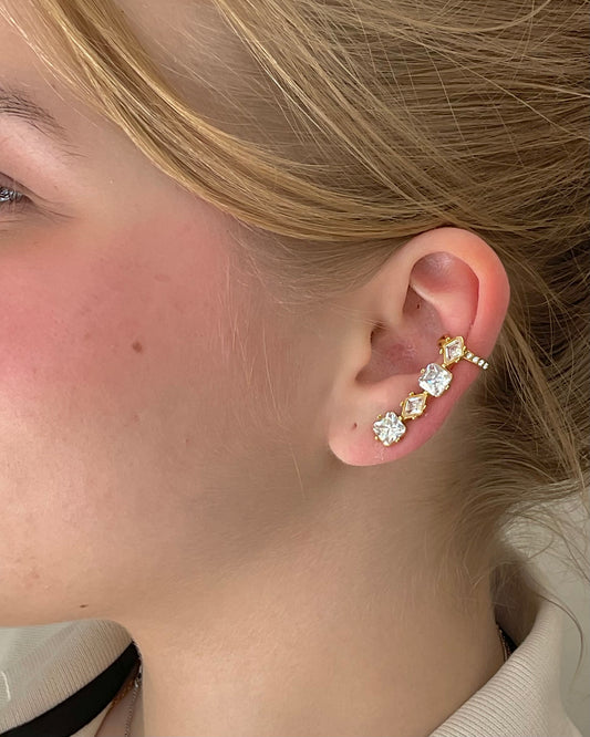 Diamond Fall Earring