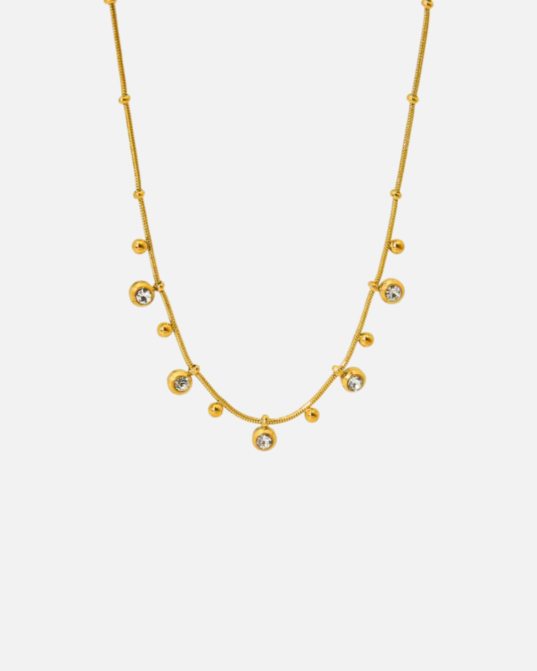 Kette mit kleinen Steinen