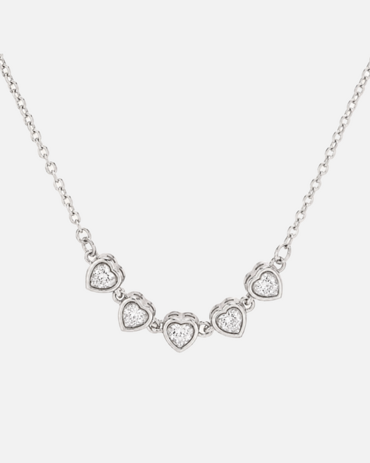 Silver Love Sparkle Halskette