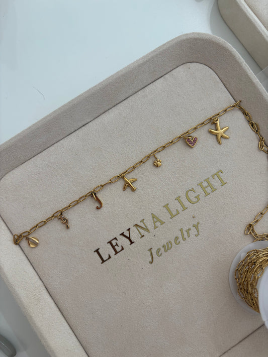 Charm Armband Anfertigung Gold