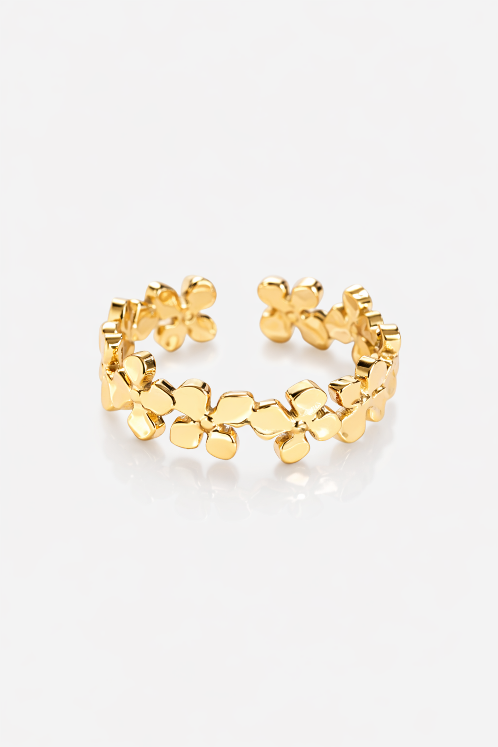 Blumenring Gold