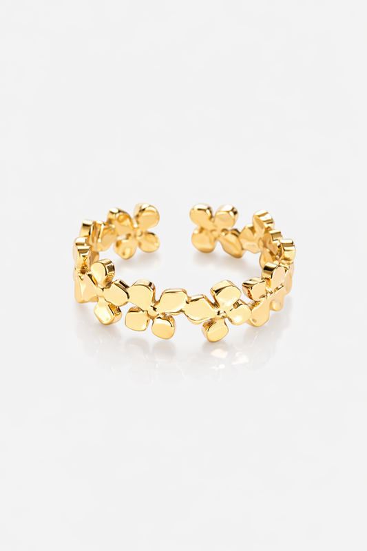 Blumenring Gold