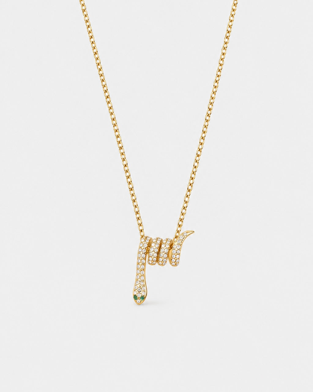 Snake Glam Necklace - Gold