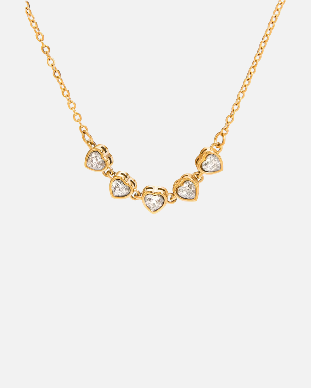 Herzchen Kette - Gold