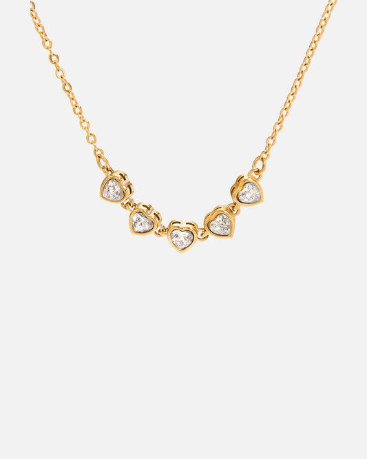Herzchen Kette - Gold
