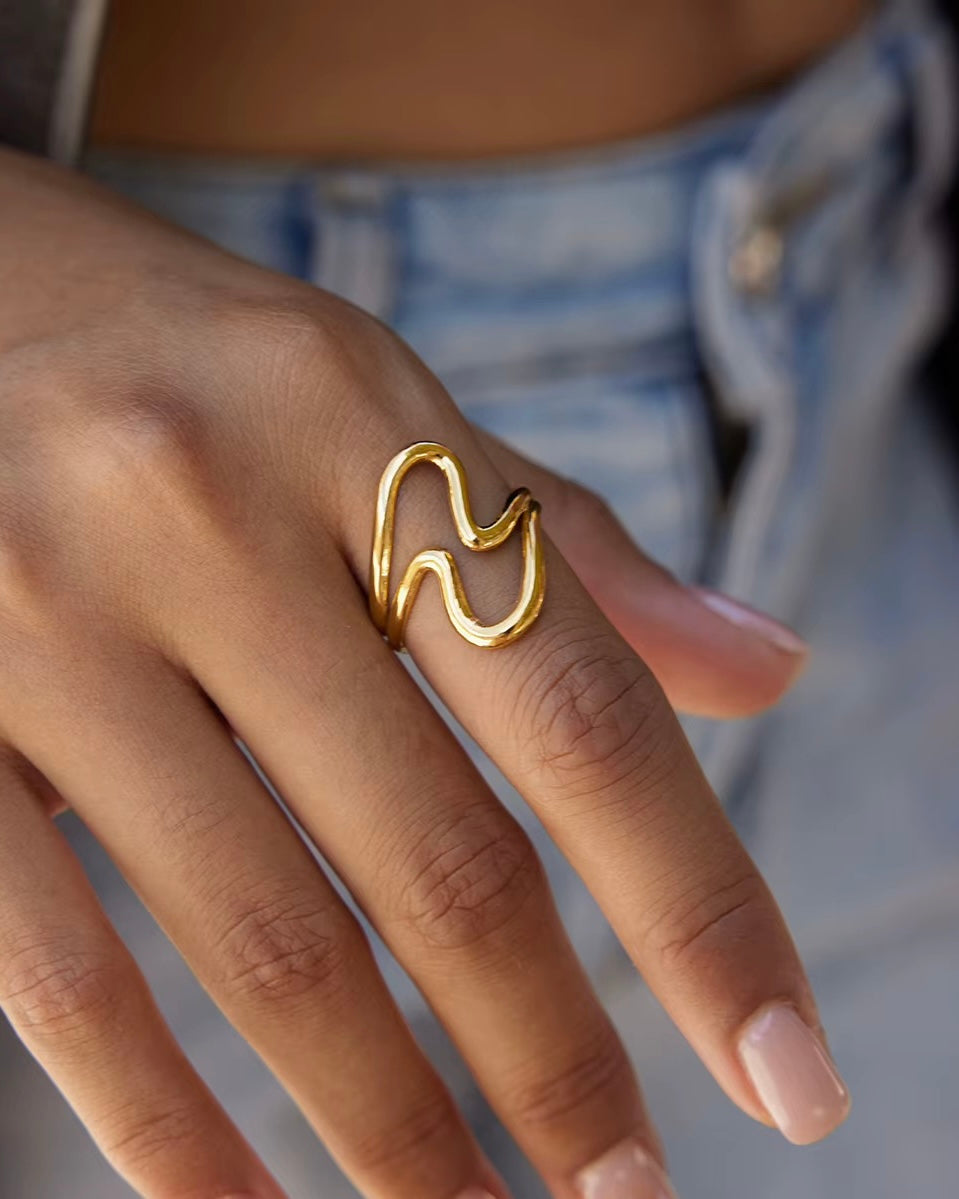 Flow Ring – Gold