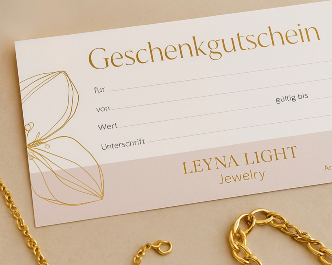 Permanent Armbänder Geschenkgutschein - per Post