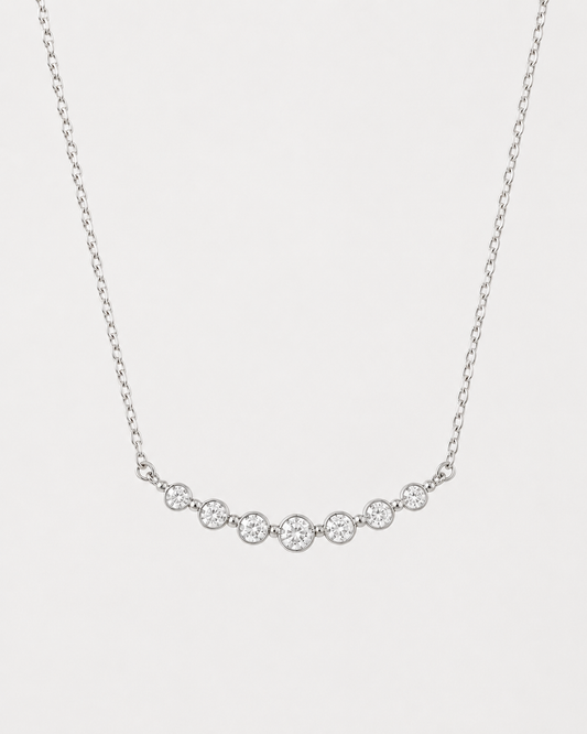 Crystal shine  Halskette Silber