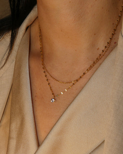 Doppel Kette - Gold