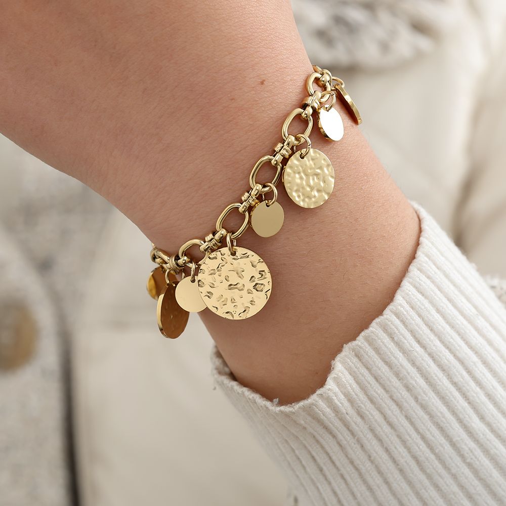 Statement Armband mit Plättchen ￼