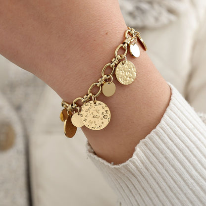 Statement Armband mit Plättchen ￼