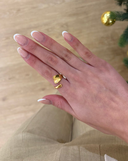 Ring Schlinge Gold