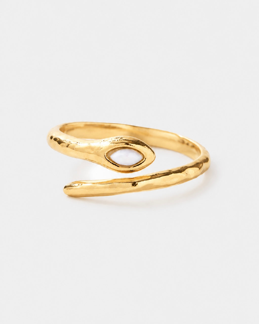 Pearl Snake Ring