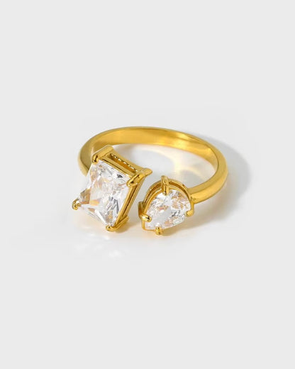 Diamond Ring mir 2 Steinen