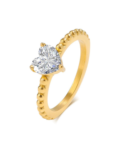 Herz Ring - Gold