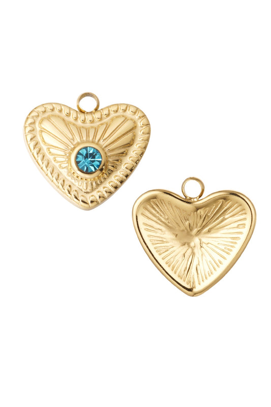 DIY-Charm-Herz-Blaugold