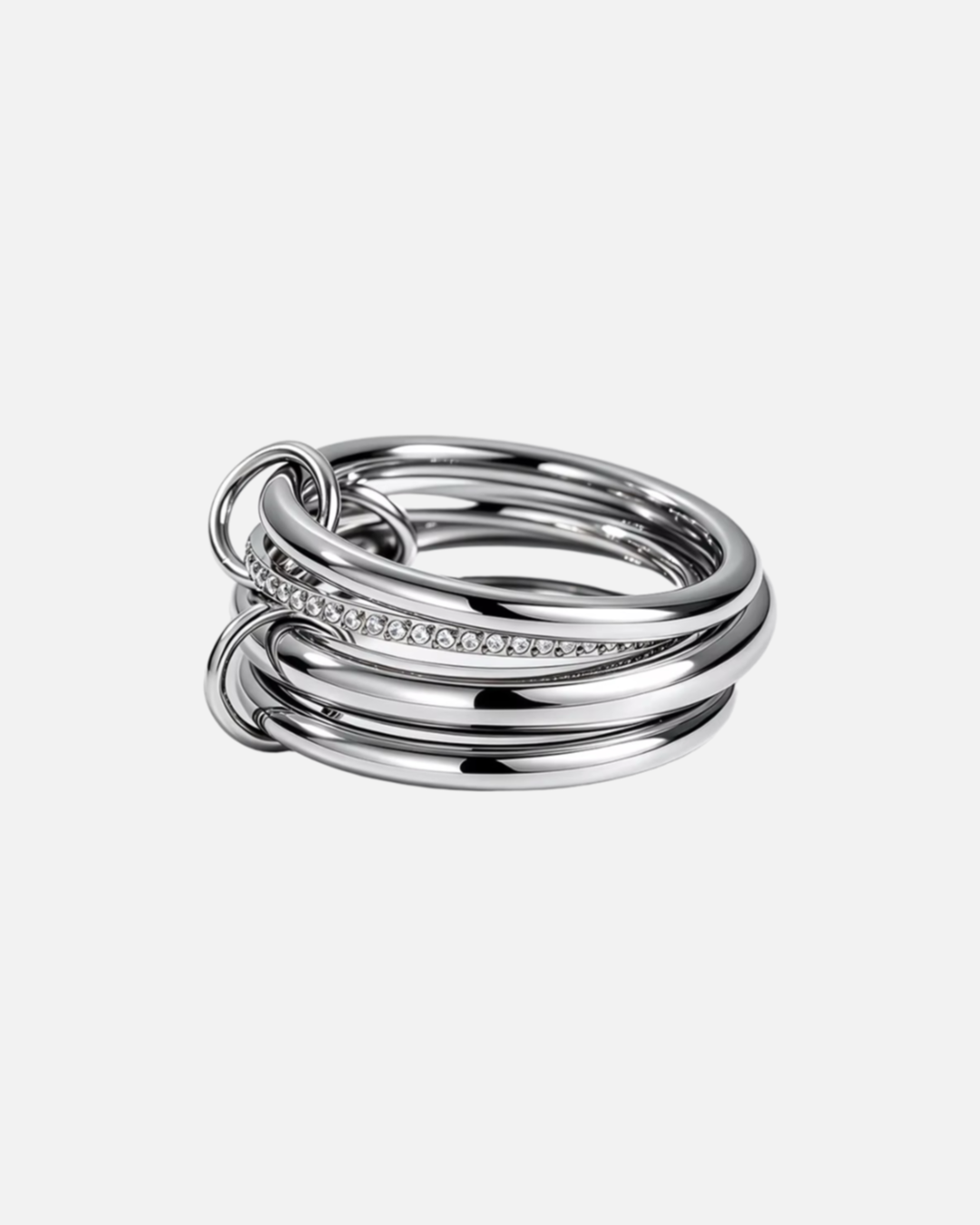 Triple 4er Layer Ring – Silver