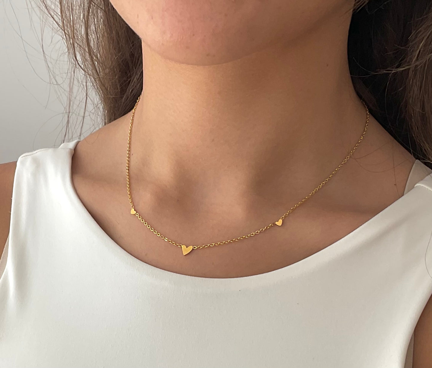Sweet Heart Halskette Gold