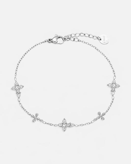Kleine Kreuze Armband Silber
