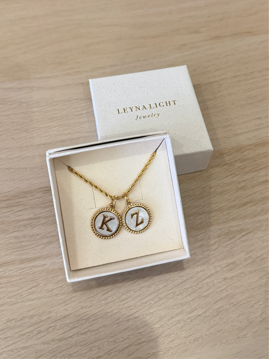 Personalisiert Kette Buchstaben K&Z