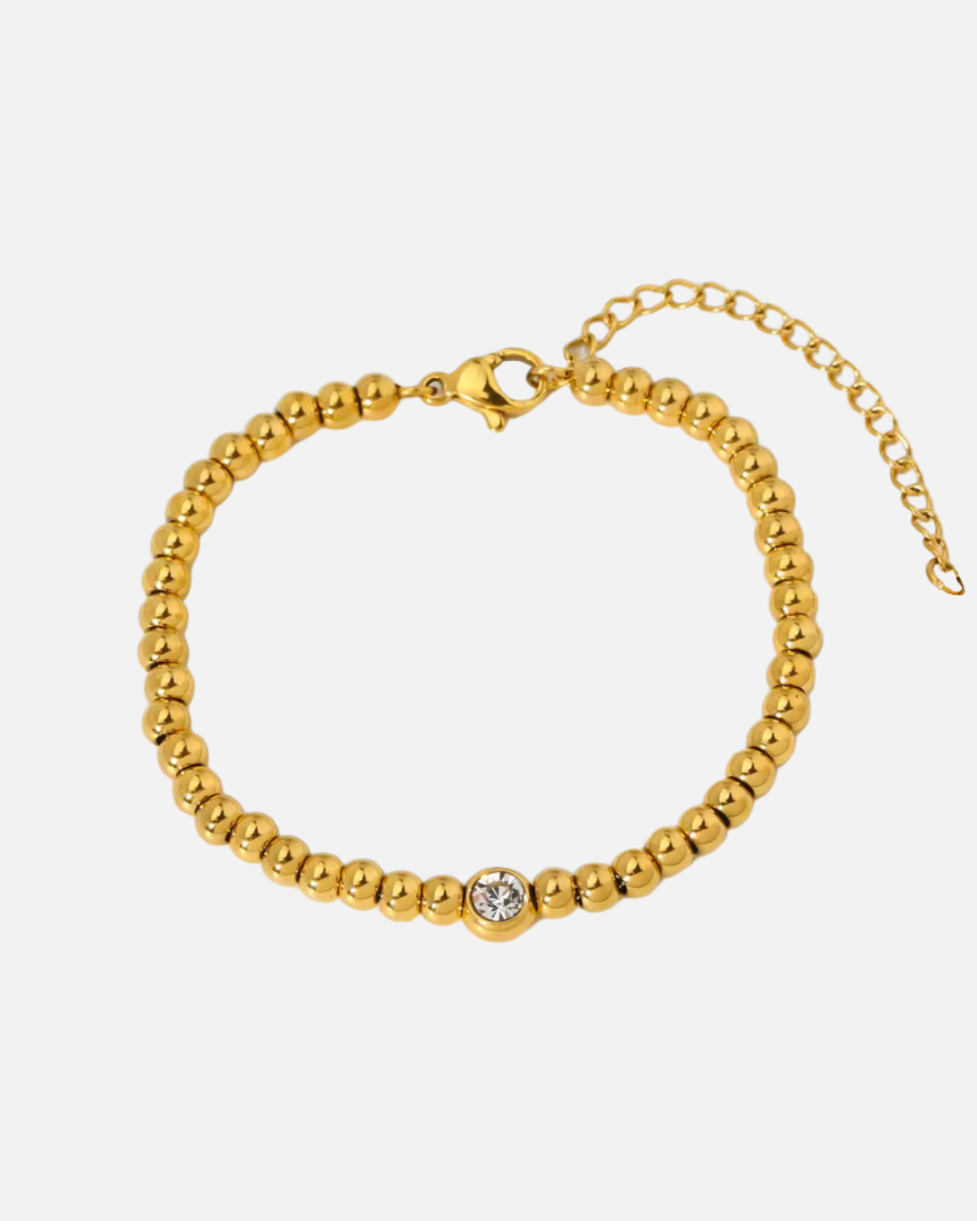 Kugel Armband mit Stein
