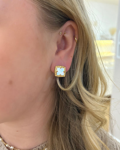 Baroque Clover 
Ohrstecker  - Gold