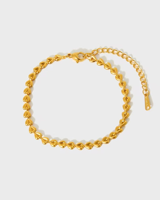 Mini Herzen  - Gold