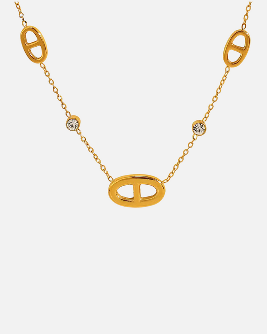 Muster Kette mit Steinen