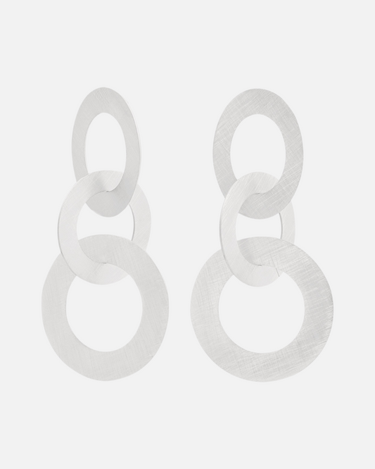 Statement Ohrringe in Silber