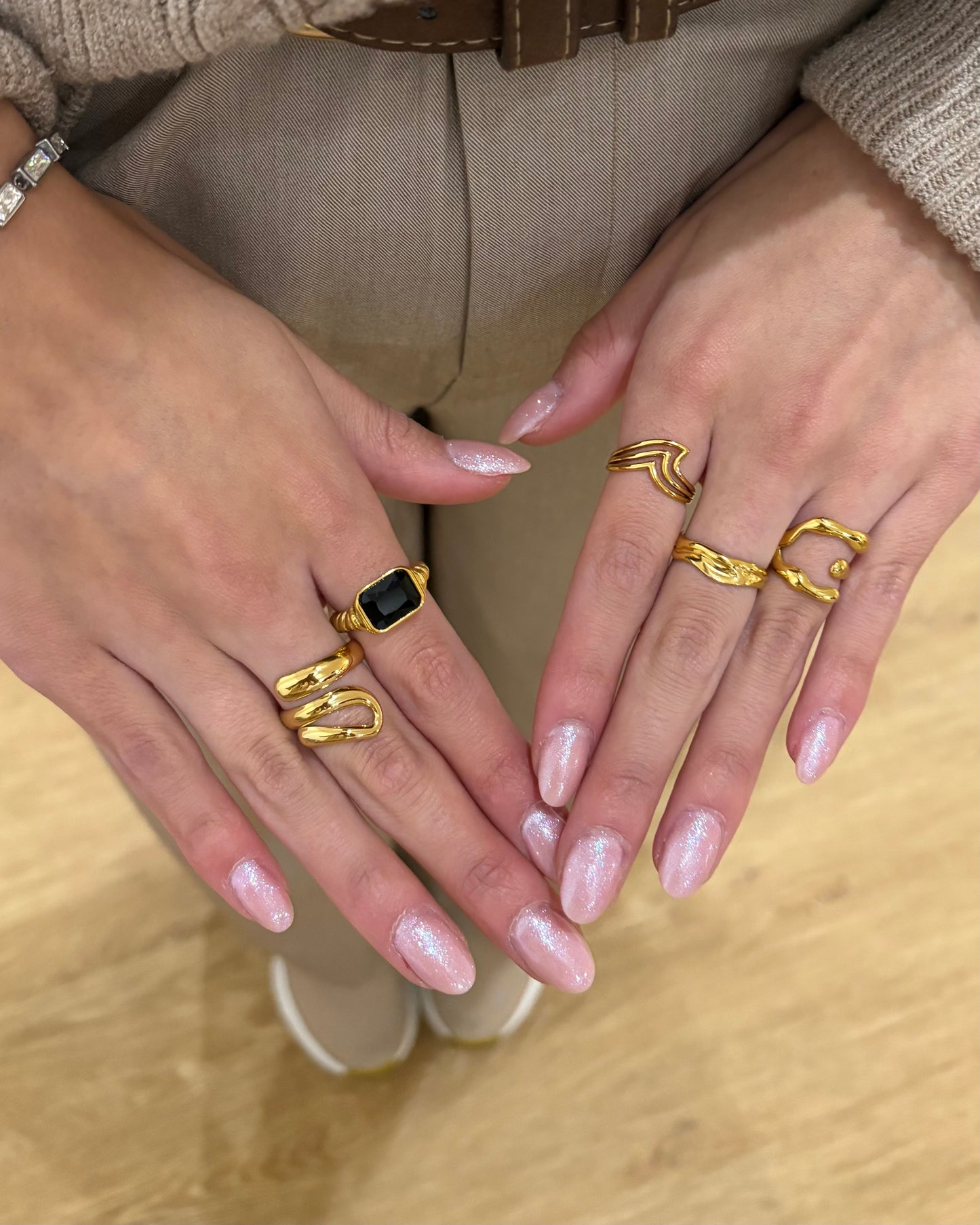 Schlangen Ring Gold
