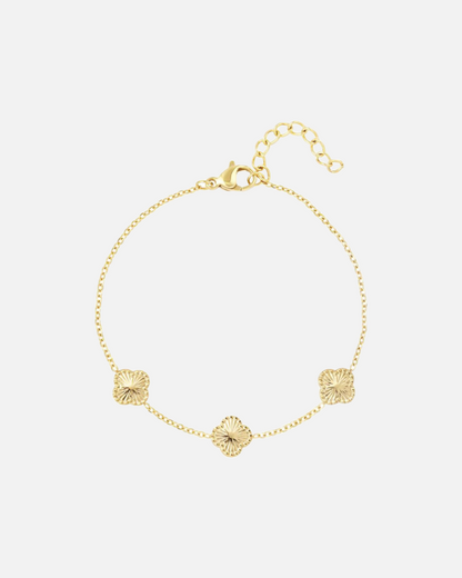 Kleine Kleeblätter Armband