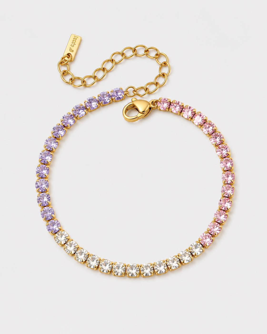 Candy Crystal Armband Gold
