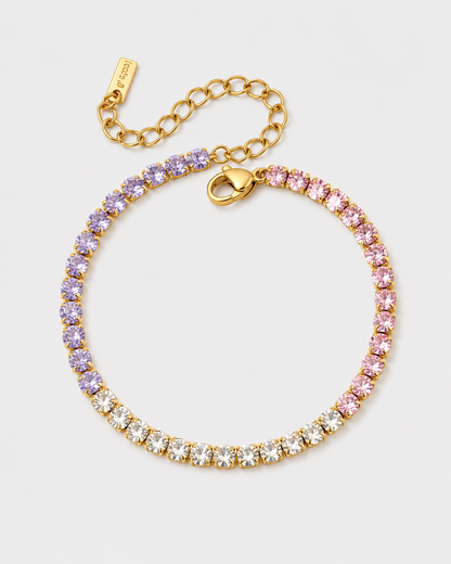 Candy Crystal Armband Gold