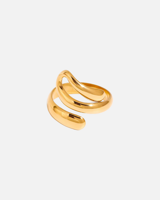 Schlangen Ring Gold