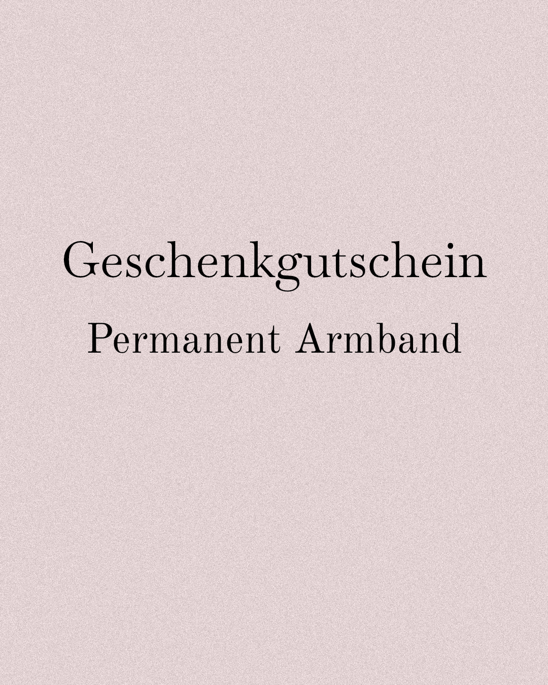 Gutschein 2 Personen Luxus permanent Armband
