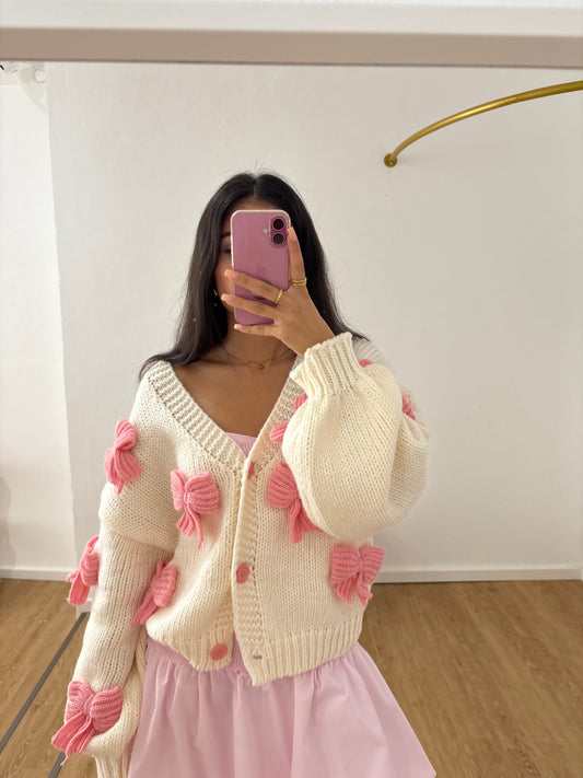 Pulli schleifen rosa