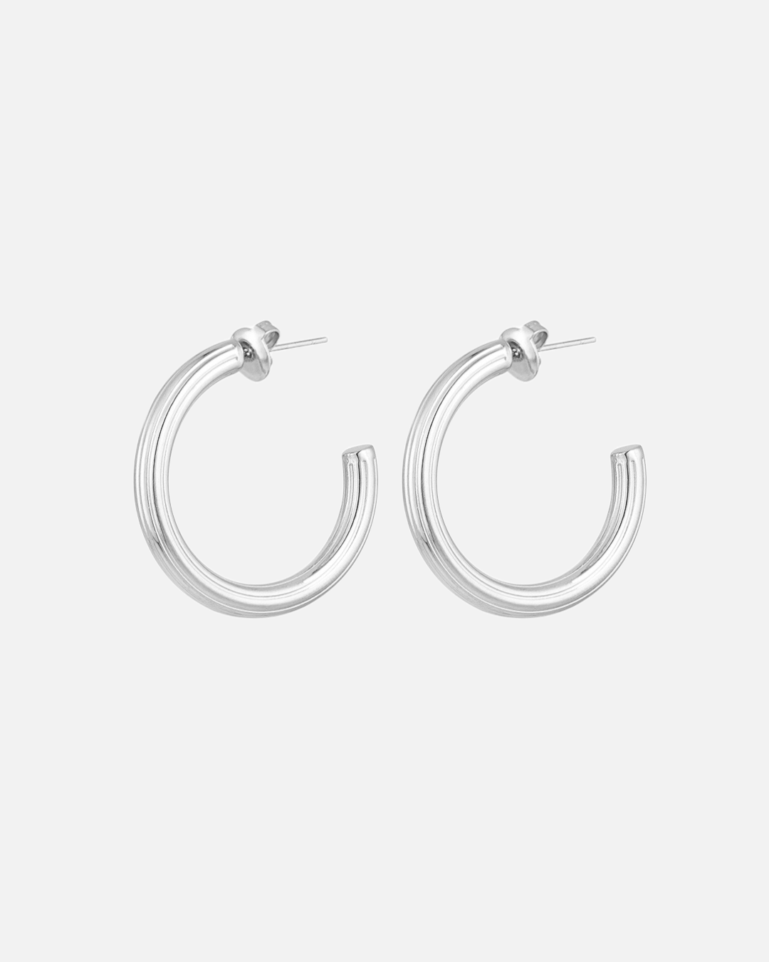 Creolen schlicht Silber