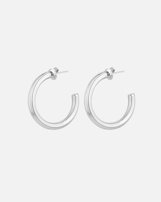 Creolen schlicht Silber