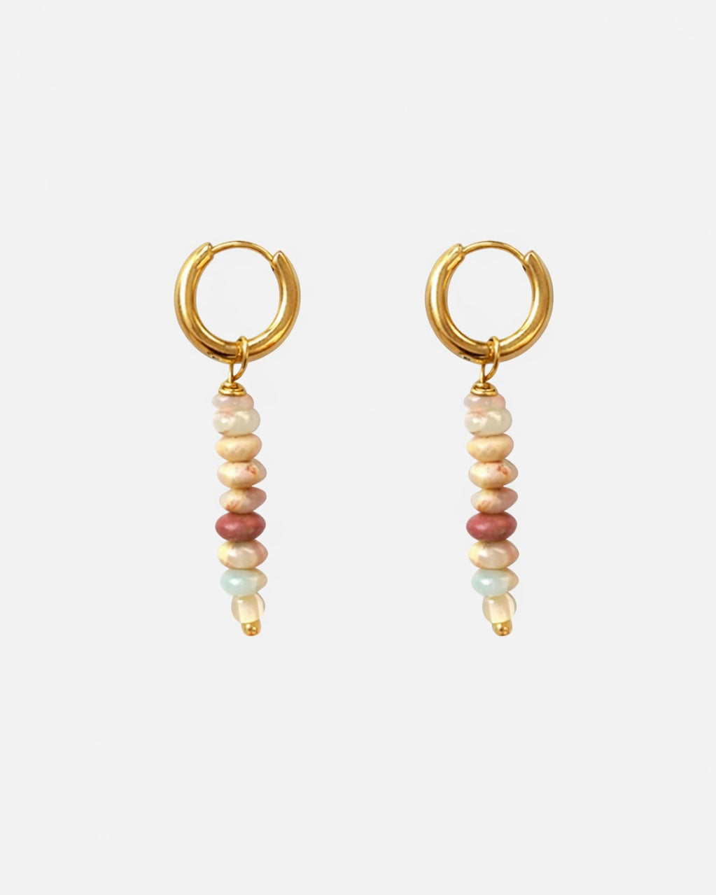 stone Ohrringe - Gold
