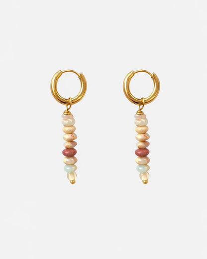 stone Ohrringe - Gold