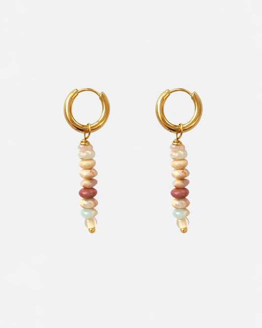stone Ohrringe - Gold