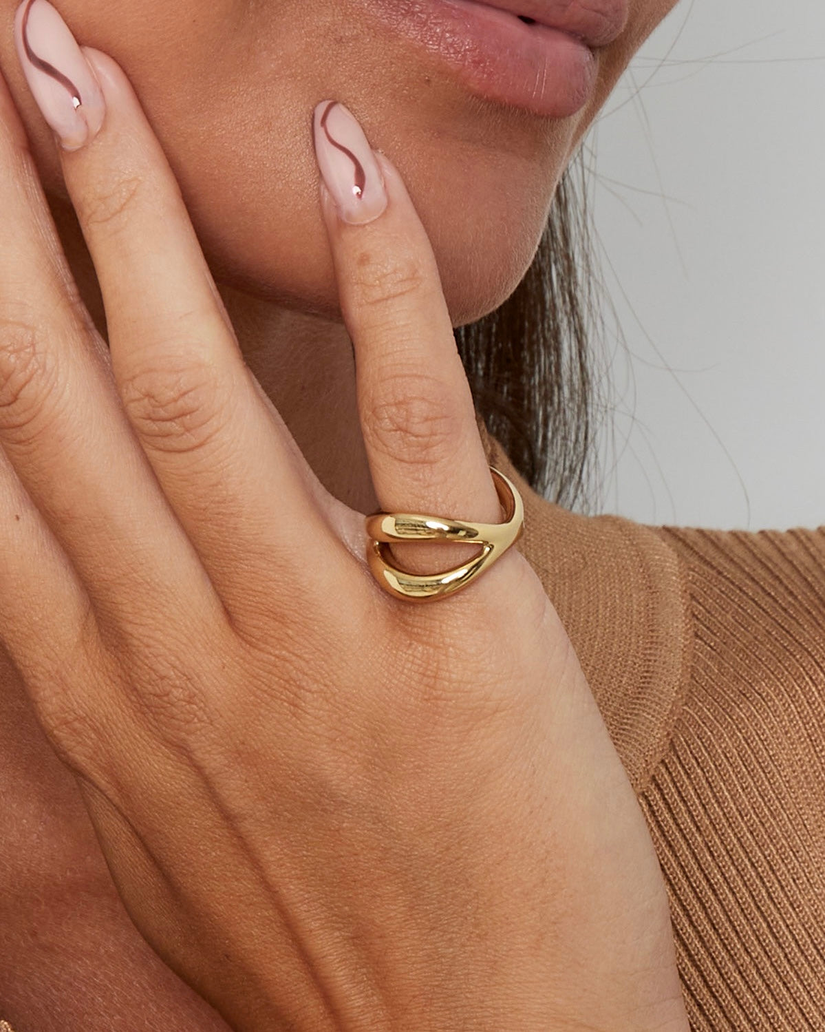 Massiv Ring - Gold